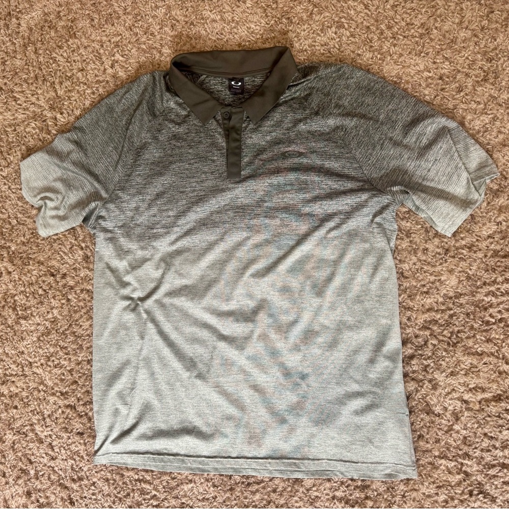 Under Armour Two-Tone Gray Polo Shirt